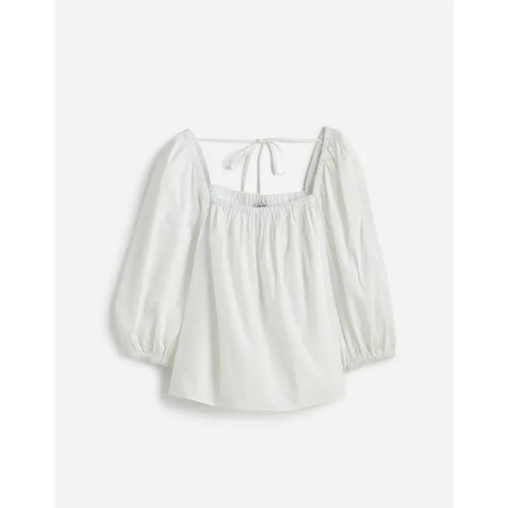 NWT Madewell Puff-Sleeve Babydoll Top - MSRP $88 - Size‎ 14
